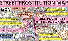 Европске девојке и тинејџерке проститутке деле тренутак у Лиону, Француска