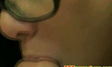Pawnee affamée de sperme reçoit un soin du visage d'une caméra cachée